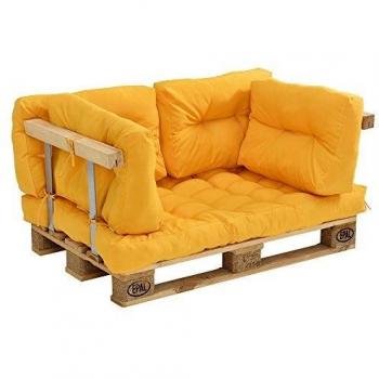 Cuscini Palette in Senape – Set 5 per Divano