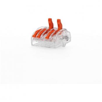 Conector empalme 5 tomas 0,75 a 2,5mm envasado (5 unid.)