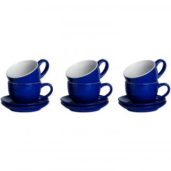 Coloured 250ml Cappuccino Cup & Saucer Set
