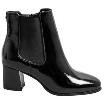 Women’s Black EEE Block‑Heel Chelsea – 6 EEE