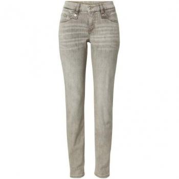 MAC Damen 7/8 Jeans Rich Slim Hellgrau