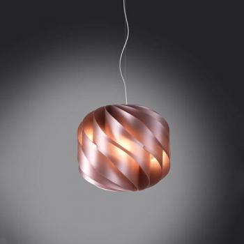 Lámpara Suspensa 2 Luces Metal Cromado 55x52 cm