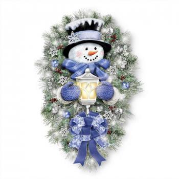 Holiday Snowman Window Decal
