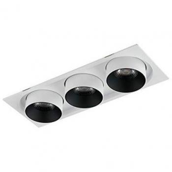 Downlight LED triplo orientabile bianco 3000K