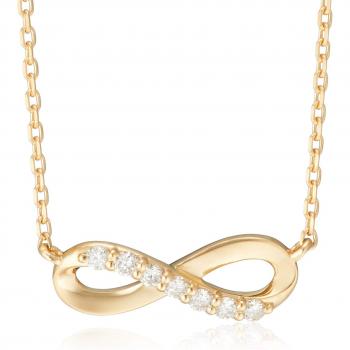 Vendome Diamant Infinity Kette in 18 Karat Gelbgold GGVN010540DI