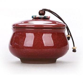 Colorful Retro Tea and Sugar Storage Jar