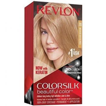 Revlon Mass Market Colorsilk Tinte 70-Rubio Medio Ceniza 1 U