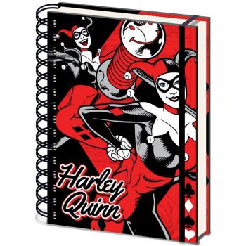 Original Harley Quinn Wire Notebook, A5 – DC Comics SR72109