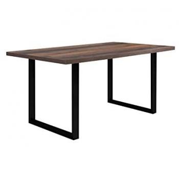 FORTE Esstisch 160 cm, Vintage Look, Kufengestell