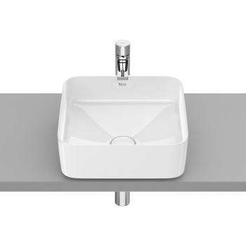 Lavabo A Poser Roca Inspira 37x37 Blanc Mat