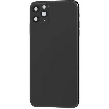 Clappio Grau Gehäuse + Akkudeckel für iPhone 11 Pro Max