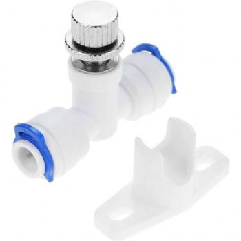 Water Flow Control Valve for RO Systems 1/4 Hose M15 21
