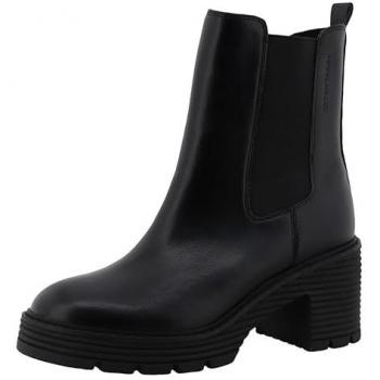 TOM TAILOR Damen Stiefeletten Schwarz Gr. 36