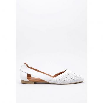 Ballerines YURA de Sandra Fontan en Blanc