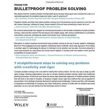 Bulletproof Problem Solving by Charles Conn, Robert McLean