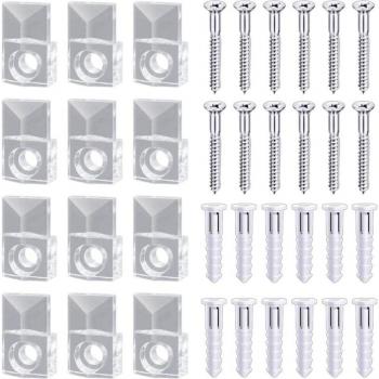 Clips de Soporte Espejo 22 Piezas