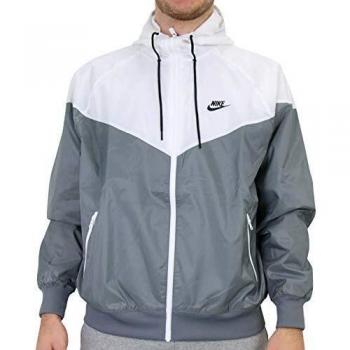 Nike Sportswear Windrunner Veste Homme Gris/blanc/noir