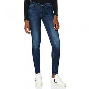 G-STAR RAW, Damen Midge Zip Mid-Waist Skinny Jeans, Indigo