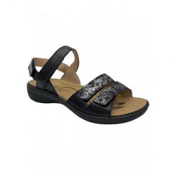 Ibiza 86 Cuir et Suede Noir