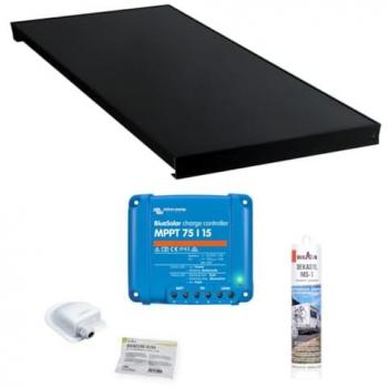 Solution Solaire All Black 120 W + Contrôleur Victron 220 W 15 A