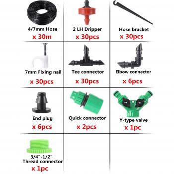 Kit d'irrigation 2L avec émetteur de goutte-à-goutte