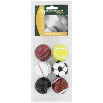Brand Fusion Golfers Club Novelty Golf Balls (6)