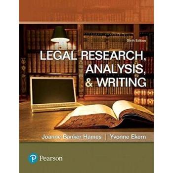 Joanne B. Hames Legal Research, Analysis, and Writing