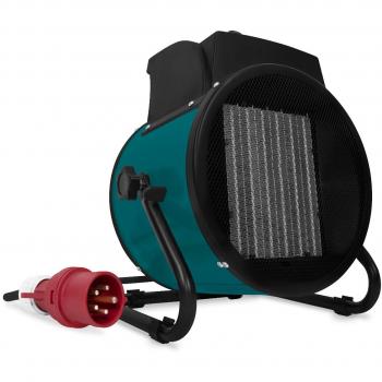 VONROC Energiesparender Heizlüfter 5000W – Werkstatt, Hobbyraum & Camping – 2 Stufen + Lüfterfunktion 400V Dreiphasenstrom