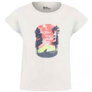 Jack Wolfskin Mädchen T-Shirt aus Bio-Baumwolle