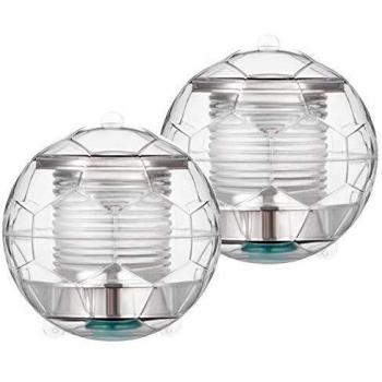 Winzwon Unterwasser Licht, Schwimmende Pool Licht, Wasser Schwimmende Lampen, Solar Schwimmkugel Poolbeleuchtung Wasserlicht Kugelleuchte Farbwechsel für Blumenvase, Pool, Teich Dekoration (2er Pack)