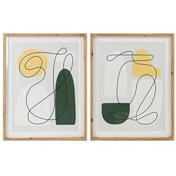 Quadro decorativo moderno DKD Home Decor (2 pz) (55 x 2 x 70 cm)
