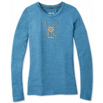 T-shirt femme Smartwool Merino Sport 150, Marlin Blue Heather, L