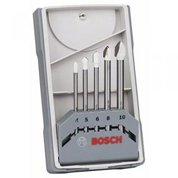 Bosch Professional CYL-9 SoftCeramic Tile Drill Bit Set with Accessories