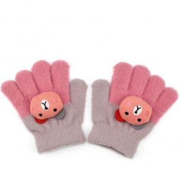 Gants d'hiver pour garçons et filles 3-6 ans, imitation cachemire, 13x7cm