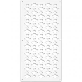 Nubes Panel Perforado 47x94 Blanco