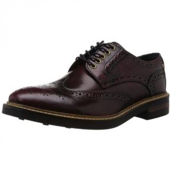 Base London Woburn Hi-Shine Brogue LEATHER Mens