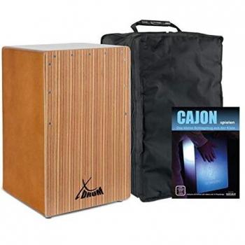 XDrum Cajon El Bajo Bass Port Walnut/Zebra Set
