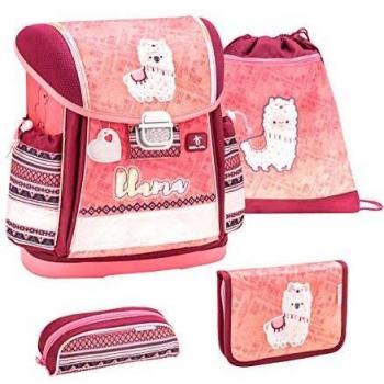 Belmil Schulranzen Set 4-teilig Ergonomischer Schulranzen Mädchen 1. Klasse