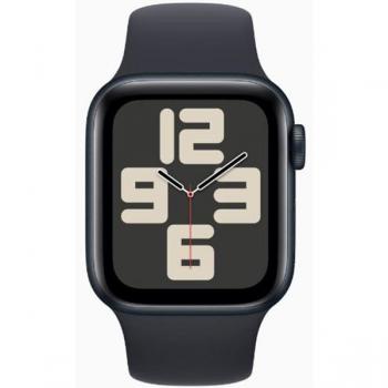 Apple Watch SE OLED 44 mm Numérique 368 x 448 pixels Écran tactile Noir Wifi GPS
