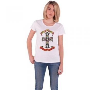 Guns N’ Roses Appetite Slim Women's Shirt (White)