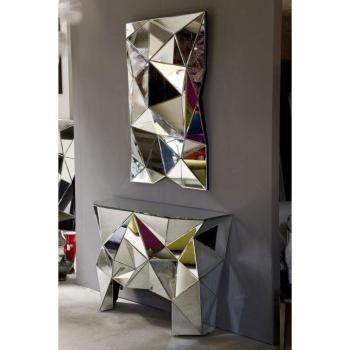 Design Prisma KARE – Miroir 120 × 80 cm, verre, contemporain