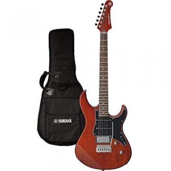 Yamaha Pacifica Root Beer – guitare électrique solide 6 cordes, finition noir bruns rosewood, 6 lacets, 1,05 cm, Φ5,2 vis