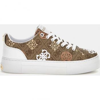 Zapatilla Deportiva Guess Gianele 4 Plataformas Mujer Camel