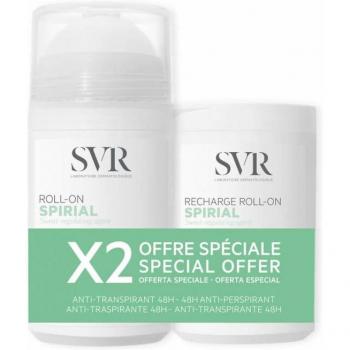 SvR Spirale Bille Roll On Antitranspirante 50ml + Eco Refill 48h