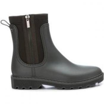 XTI 141567 Botas de agua de mujer caqui en piel vegana