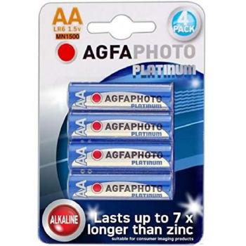 Agfaphoto Batería AA Alcalina 1.5V Extreme Power (4 unidades)
