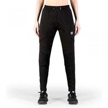 MOROTAI NAKA Komfort-Sweatpants Damen – Schwarze Jogginghose, elastischer Bund, Größe S