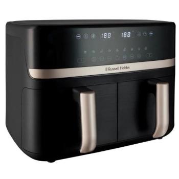 Russell Hobbs SatisFry Air 9 L Doppel‑Basket Heißluftfritteuse – Touch‑Display