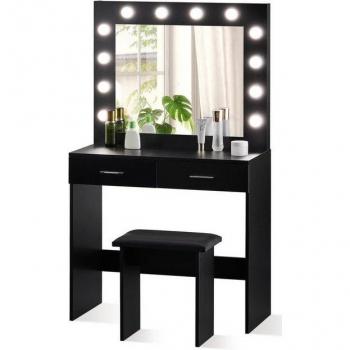 Luxe Glow Beauty Desk