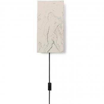 Applique Argilla en marbre blanc ferm LIVING